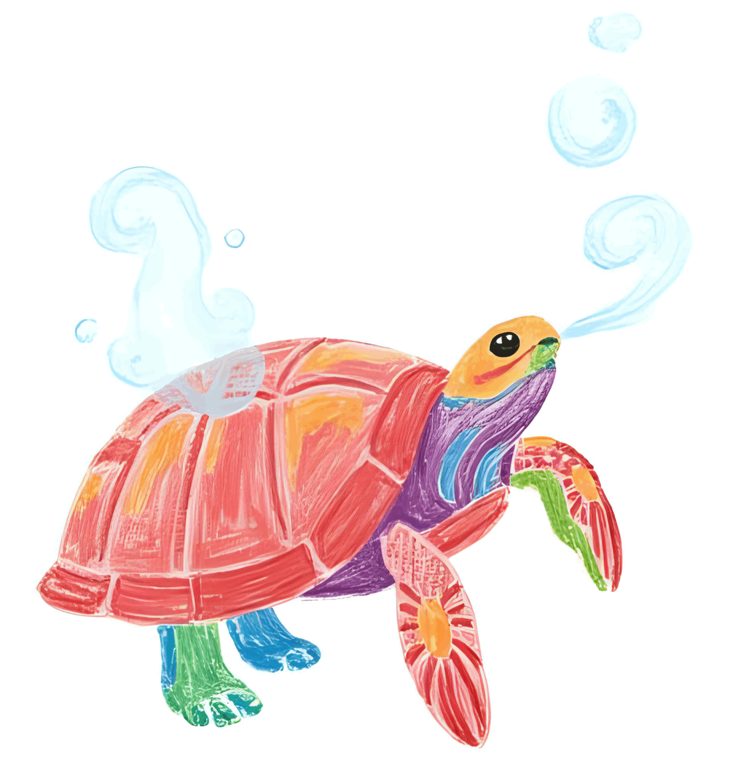 Le souffle de la tortue illustré
