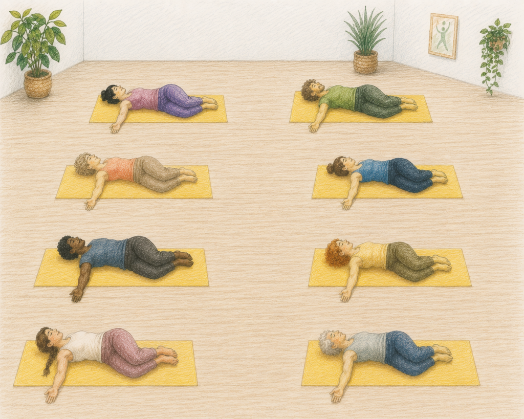 Yoga allongé Yoga allongé